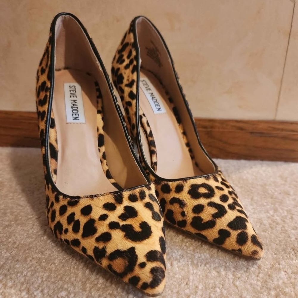 Steve Madden Animal Print Heels